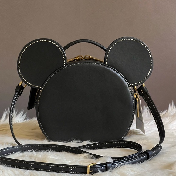 💰SOLD - CM194- Disney X Coach Mickey Mouse Ear Bag - Picture 5 of 13